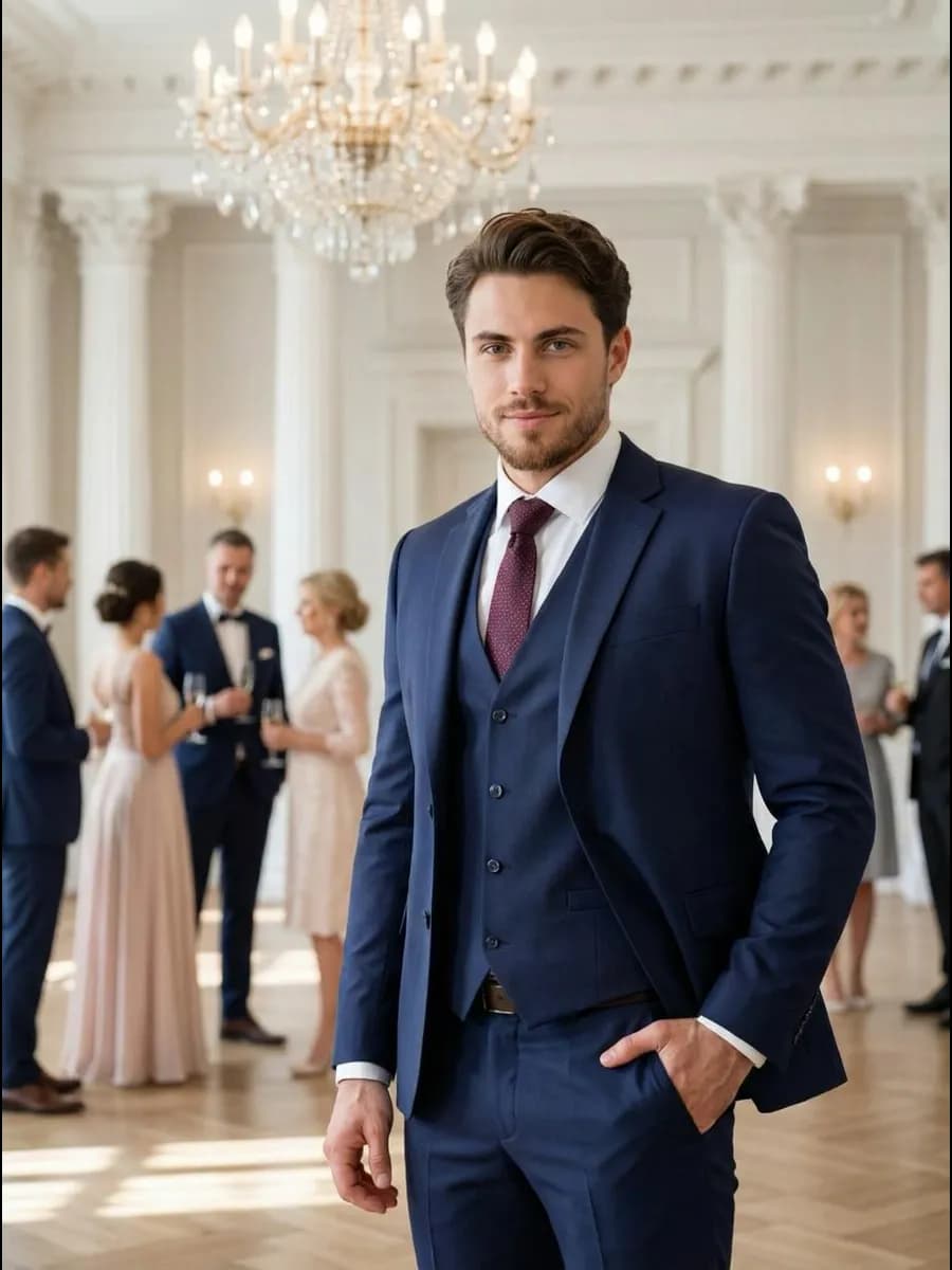 Костюм классический тройка на выпускной