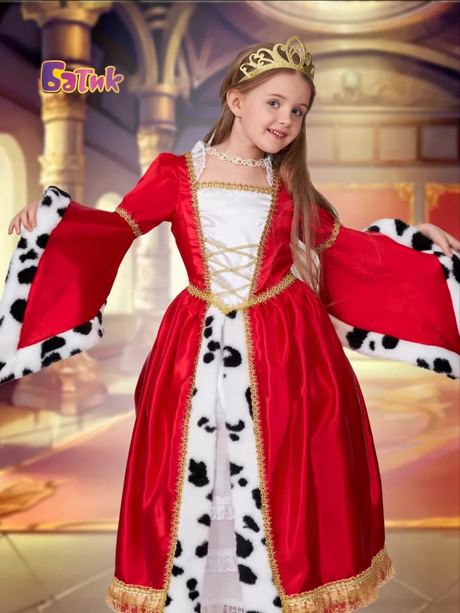 Карнавальный новогодний костюм королевы