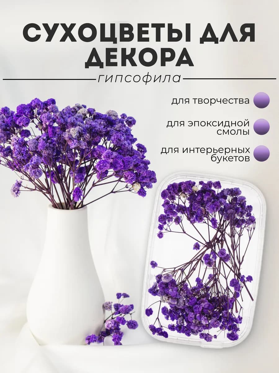 Гипсофила сухоцвет букет цветов