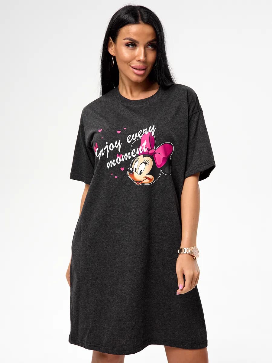 Туника женская домашняя оверсайз