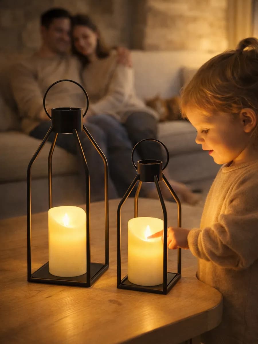 Подсвечник металлический набор для свечей