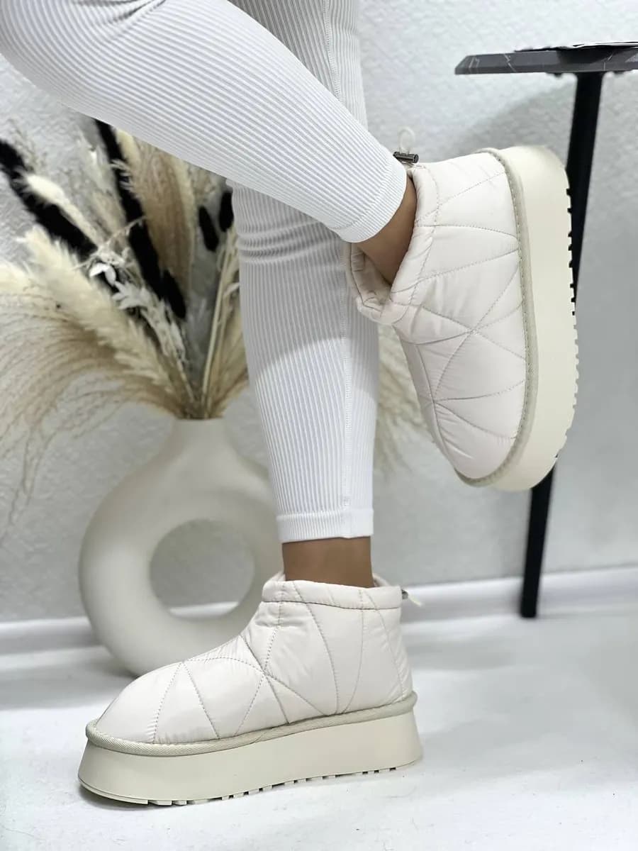 Угги теплые с мехом на платформе зимние