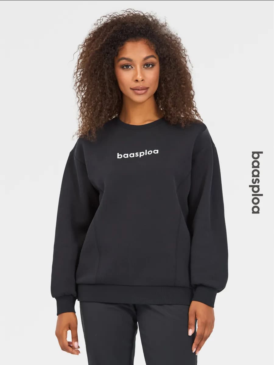 Свитшот оверсайз женский без начеса