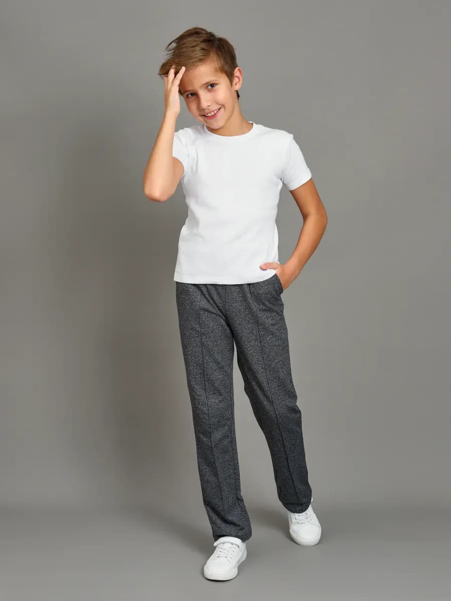 Брюки трикотажные школьные