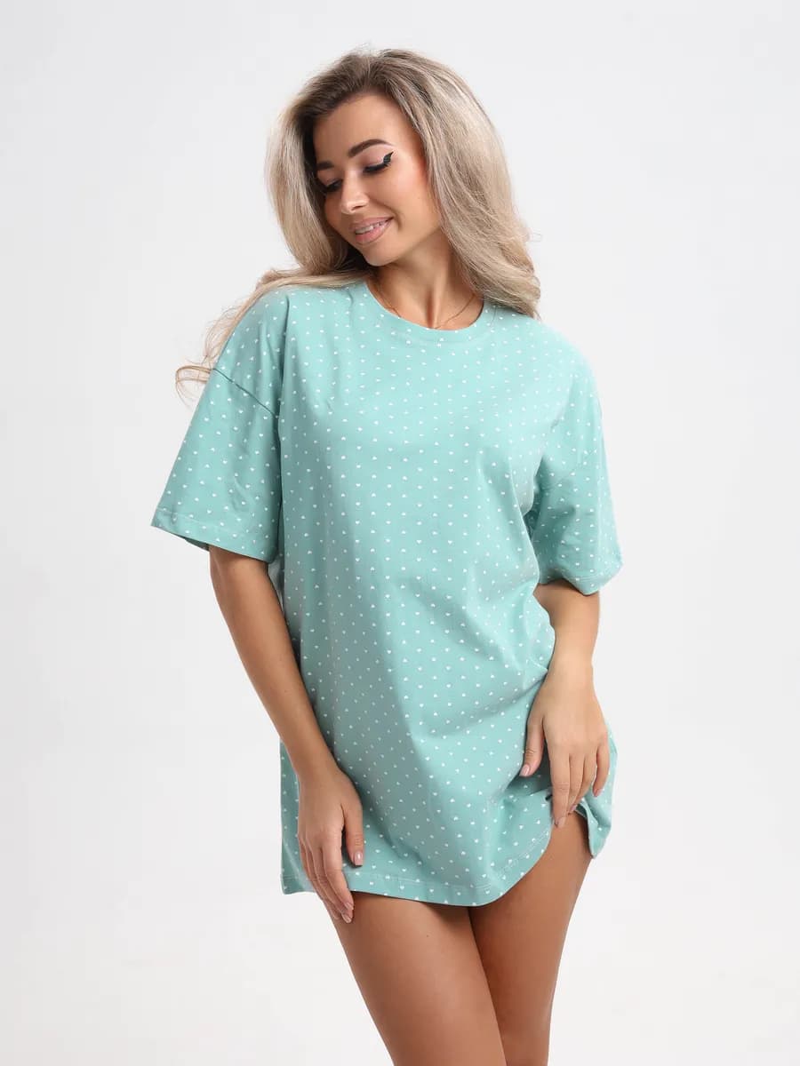 футболка ОВЕРСАЙЗ хлопковая удлиненная