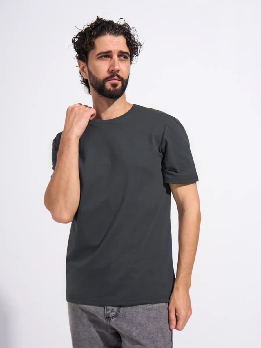 Футболка хлопок однотонная