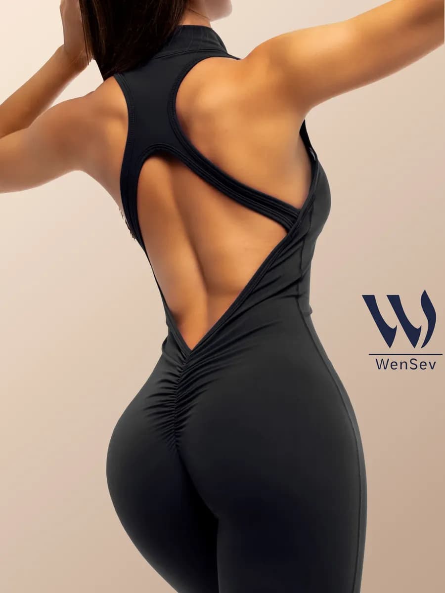 Комбинезон спортивный для фитнеса йоги