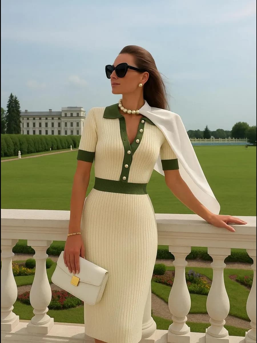 Платье поло праздничное вечернее