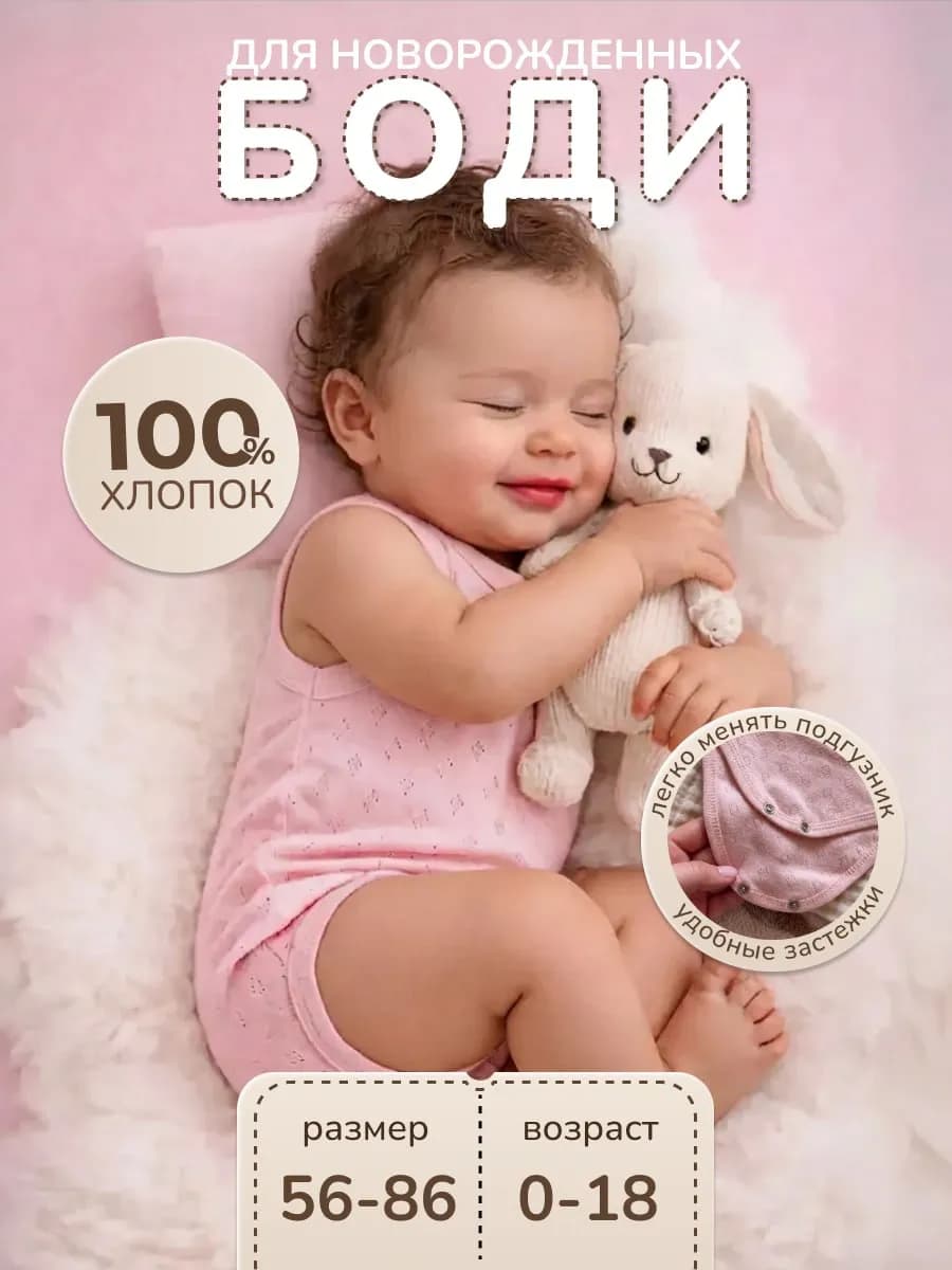 Боди для новорожденных