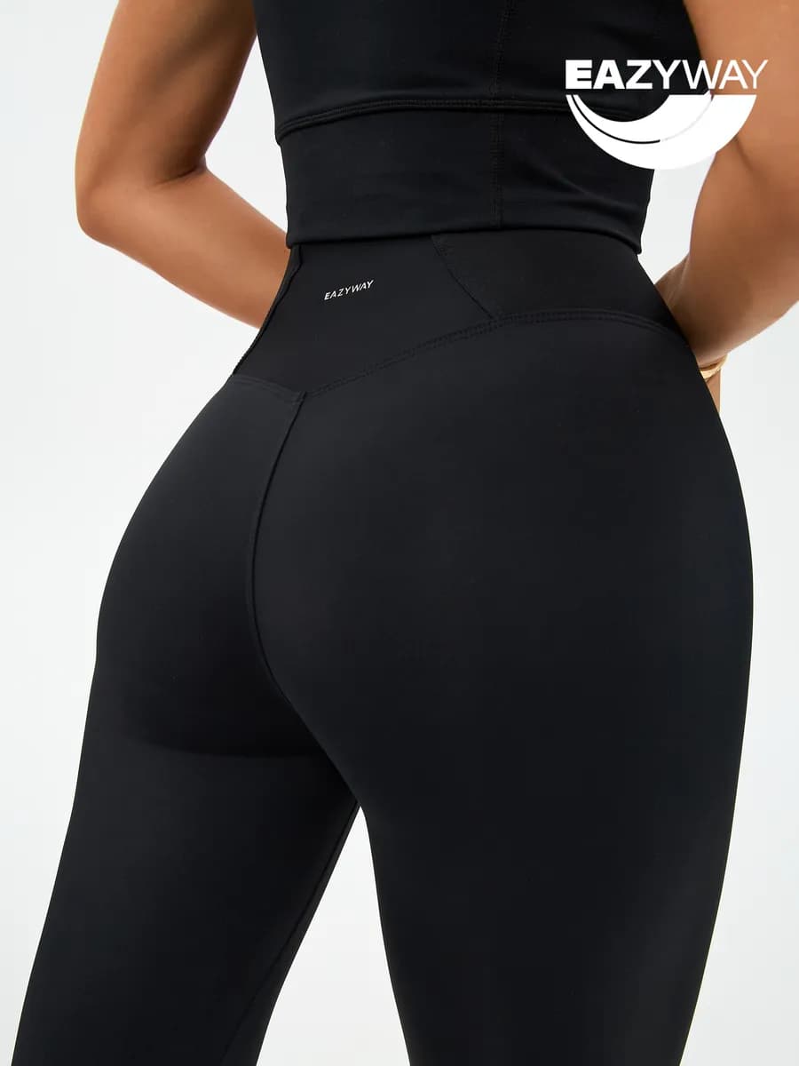 Лосины спортивные для фитнеса с высокой посадкой