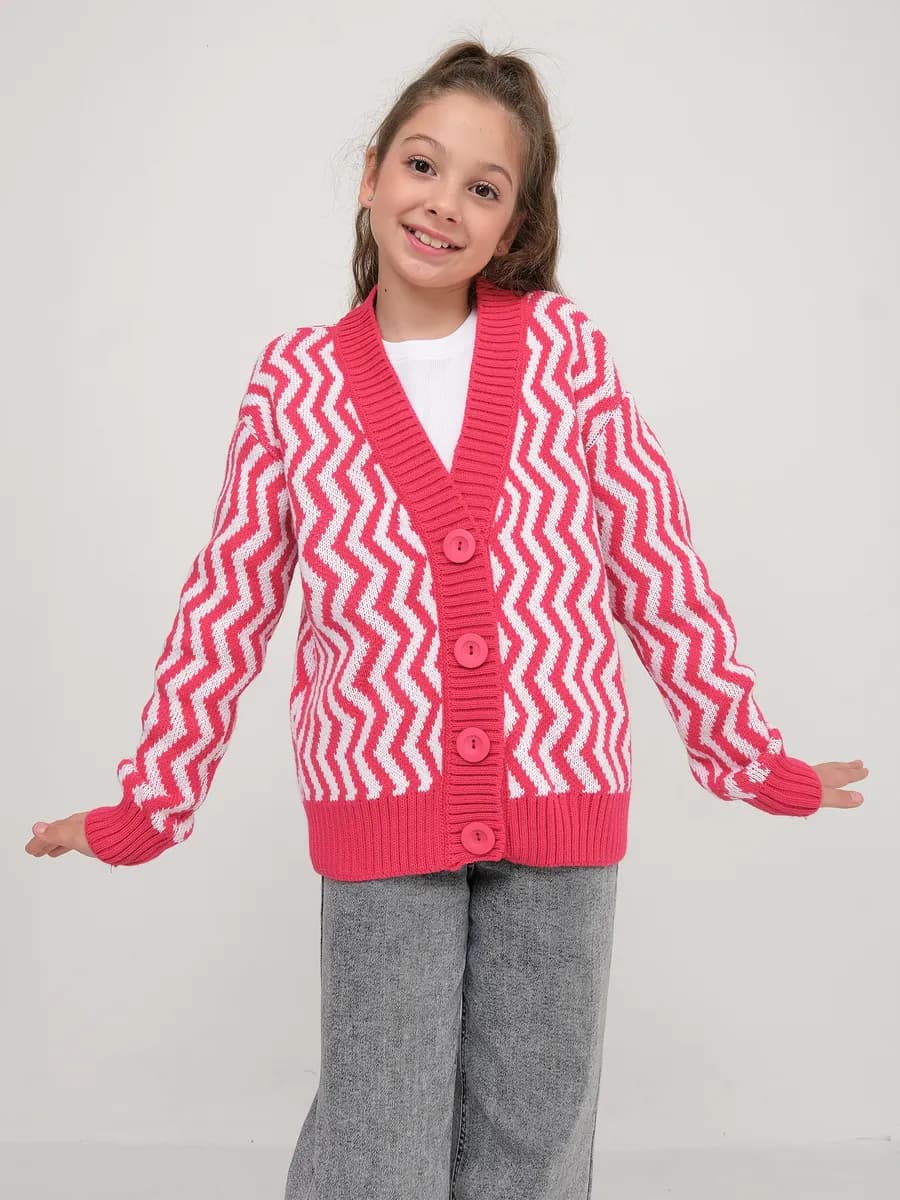 Кардиган вязаный на пуговицах