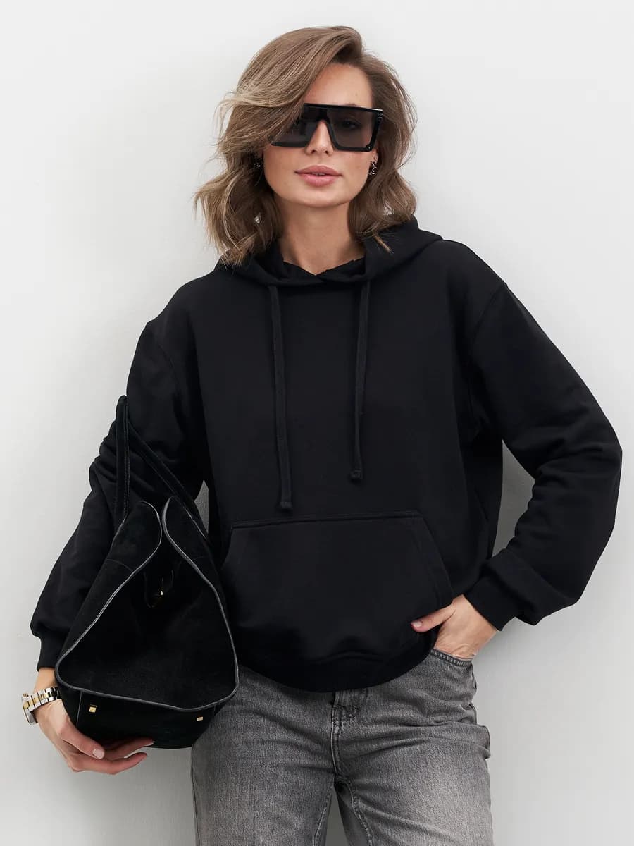 Худи с капюшоном без начеса