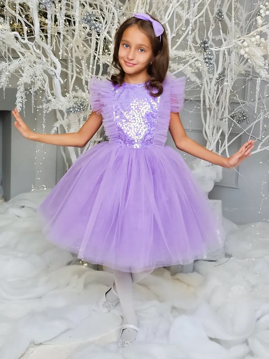 Платье для девочки нарядное пышное на день рождения