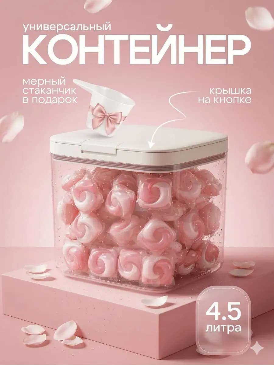 Контейнер с крышкой 4,5 л