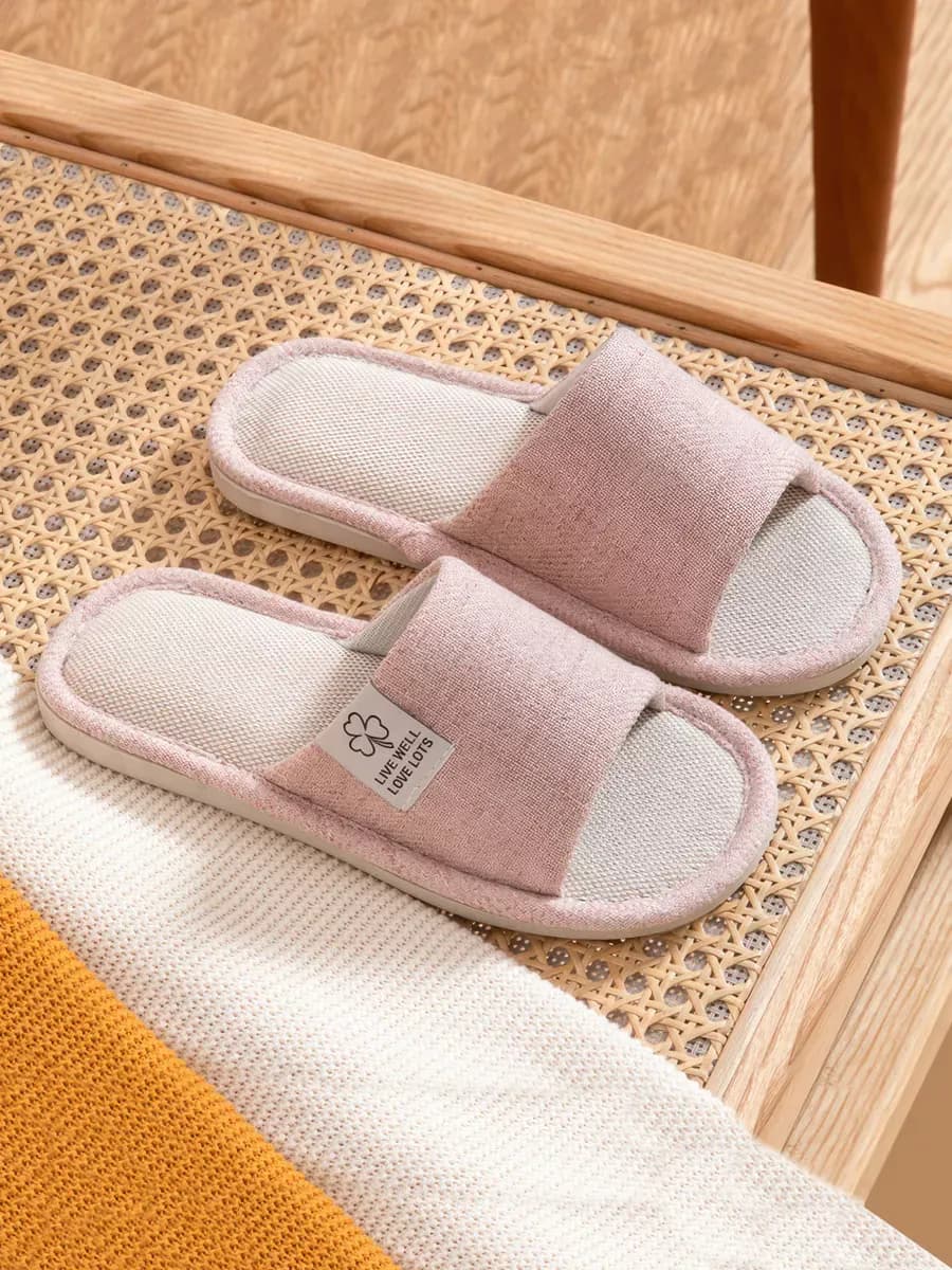 Тапочки домашние открытые мягкие - фото 1