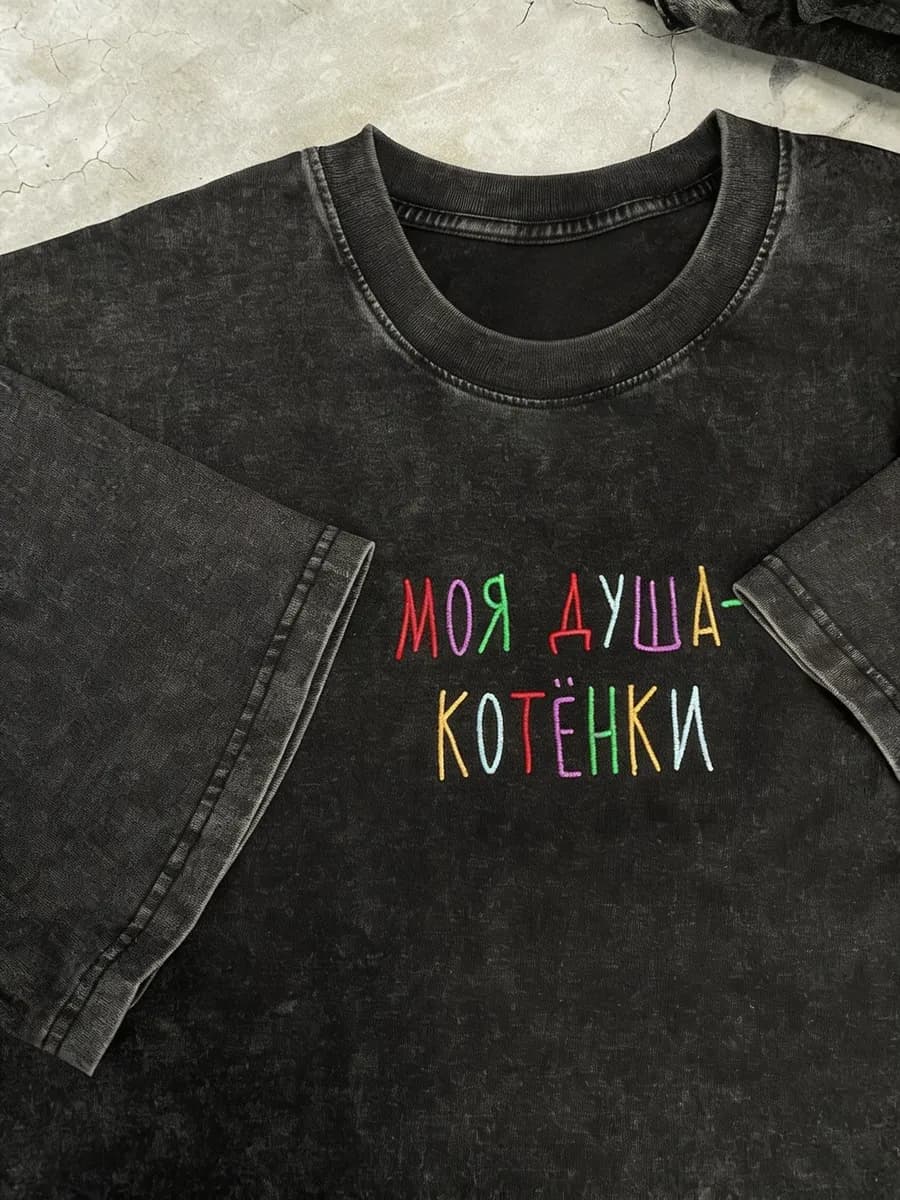 Футболка оверсайз варенка