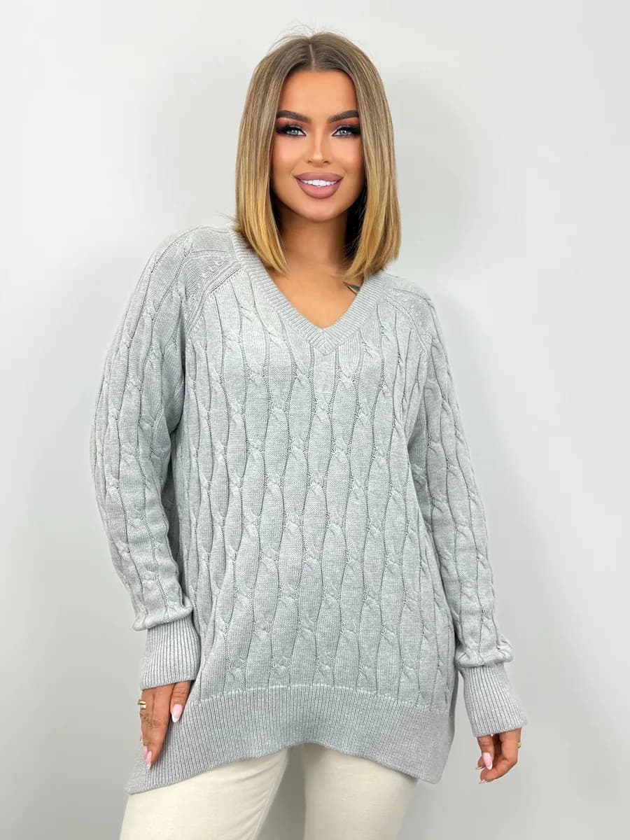 Удлиненный джемпер туника