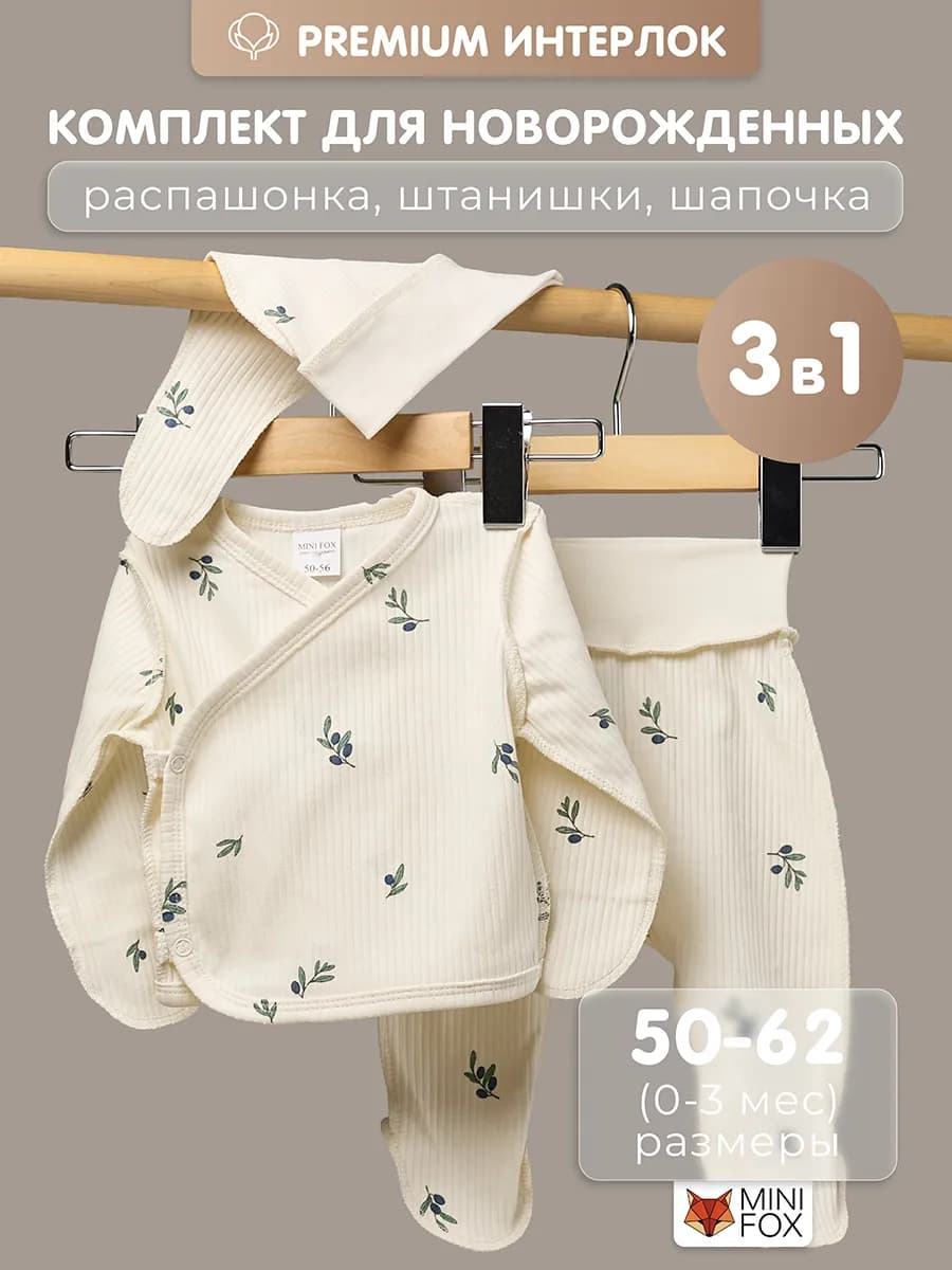 Комплект на выписку набор для новорожденных