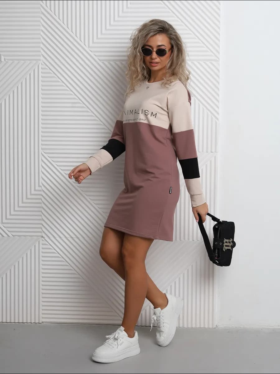 Платье трикотажное повседневное