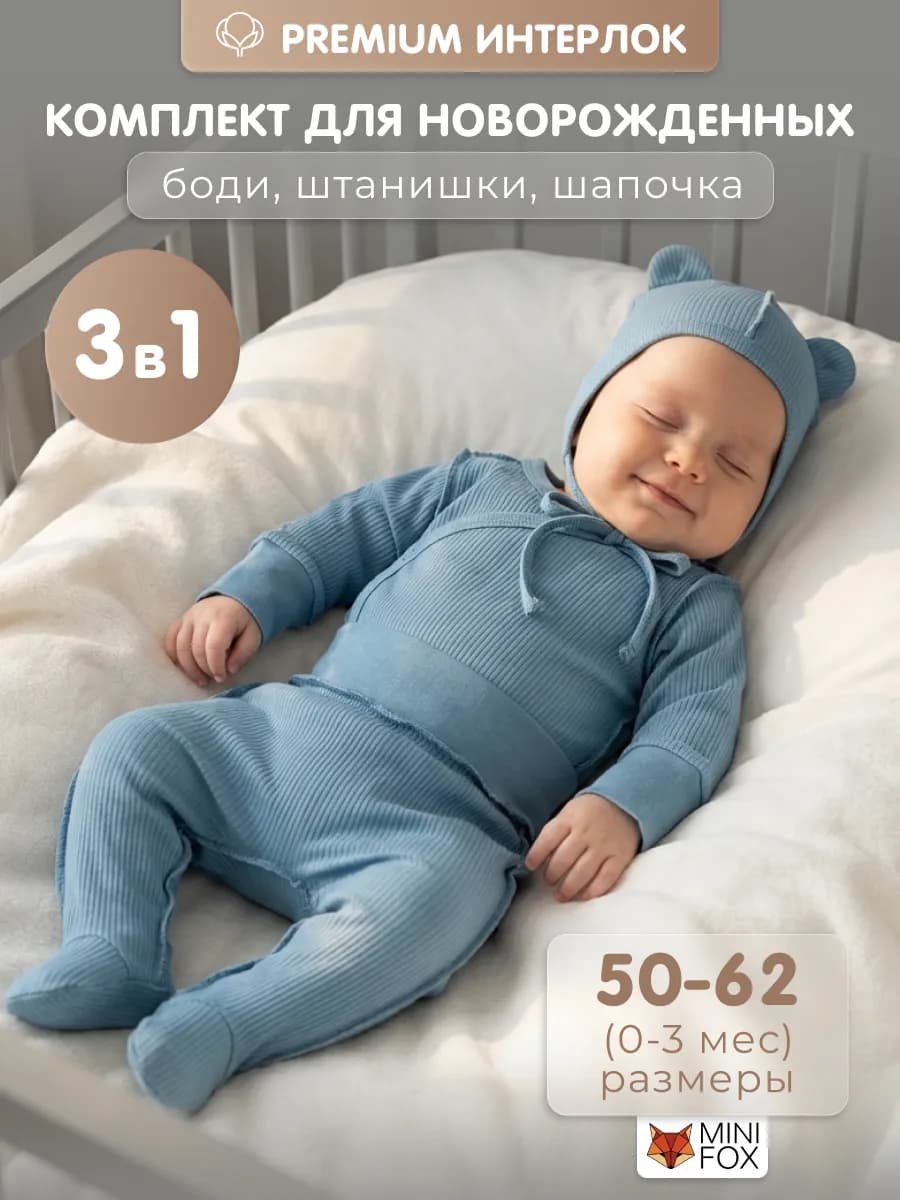 Комплект на выписку набор для новорожденных