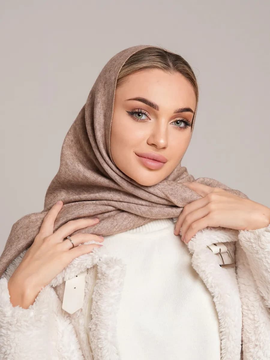 Шарф косынка осенний