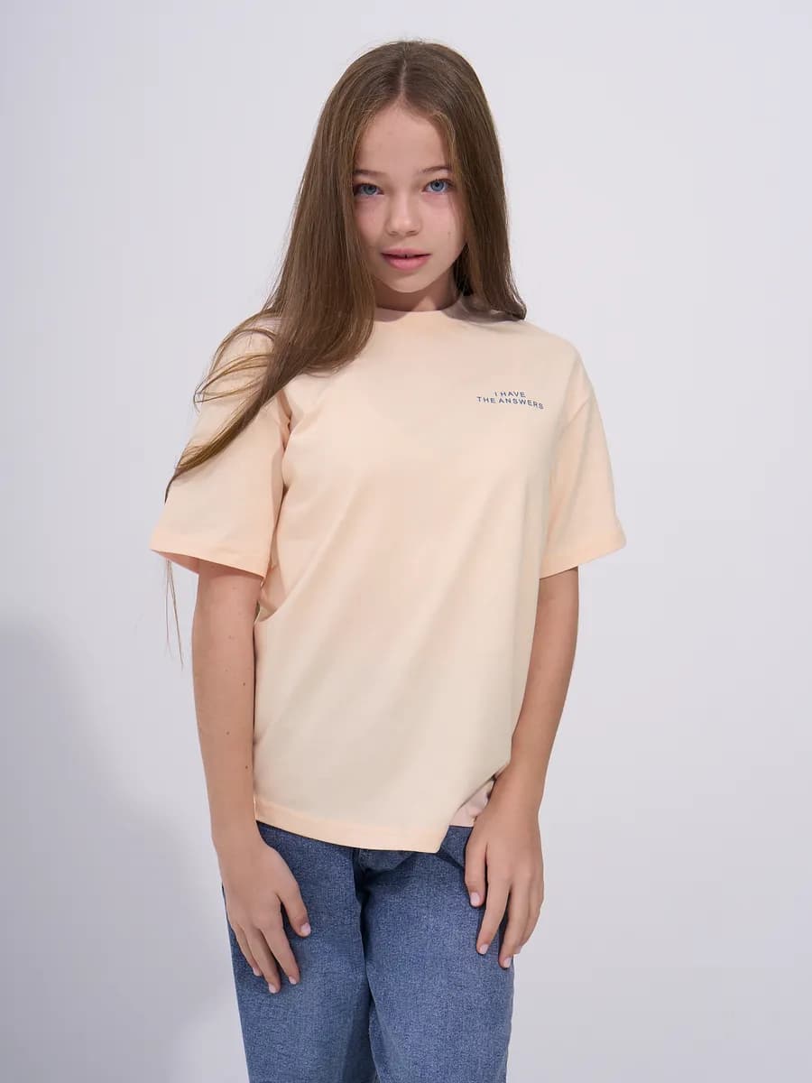 Футболка базовая оверсайз для подростка