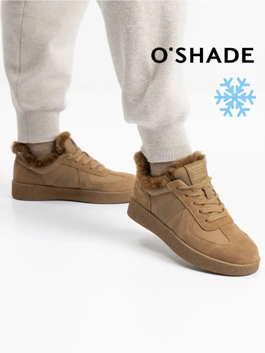 Зимние кеды женские