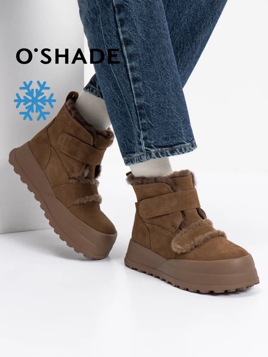 Ботинки женские зимние с мехом - фото 1