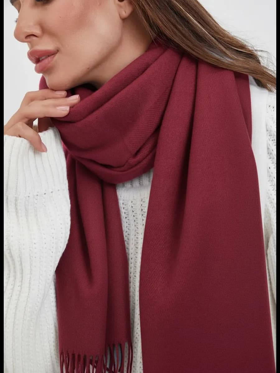 Шарф палантин зимний кашемир