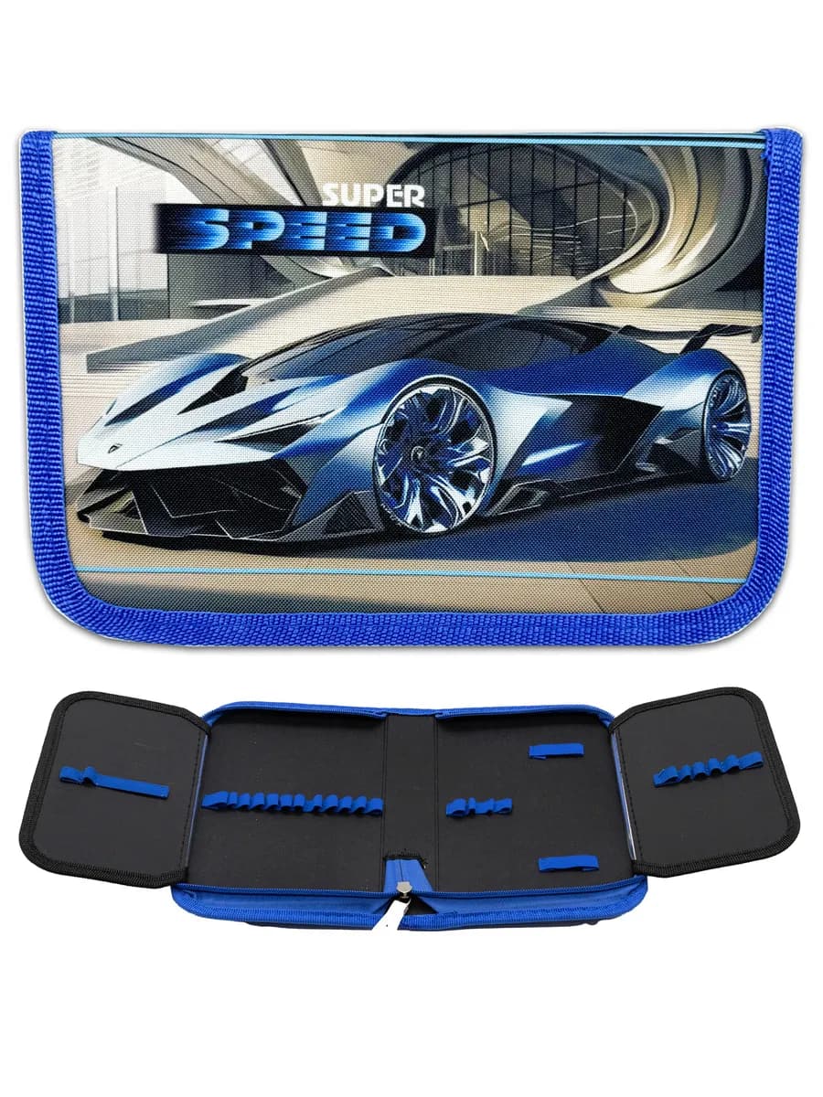 Пенал 1 отделение с 2-мя створками