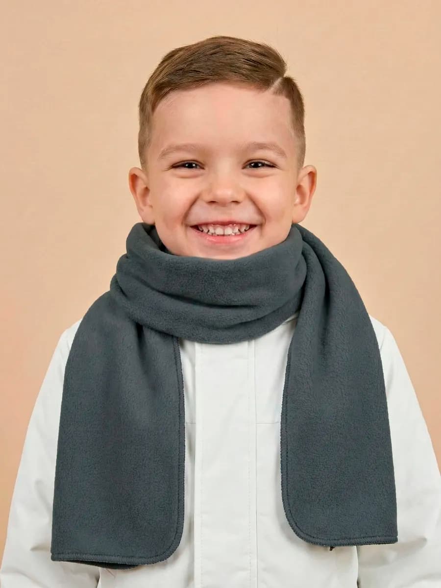 Шарф флисовый детский макси - фото 1