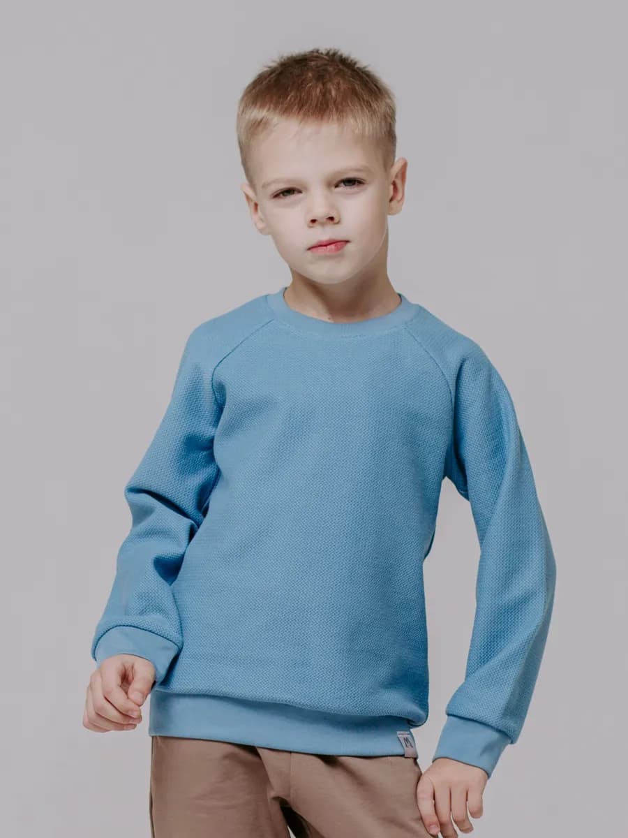 свитшот однотонный в детский сад