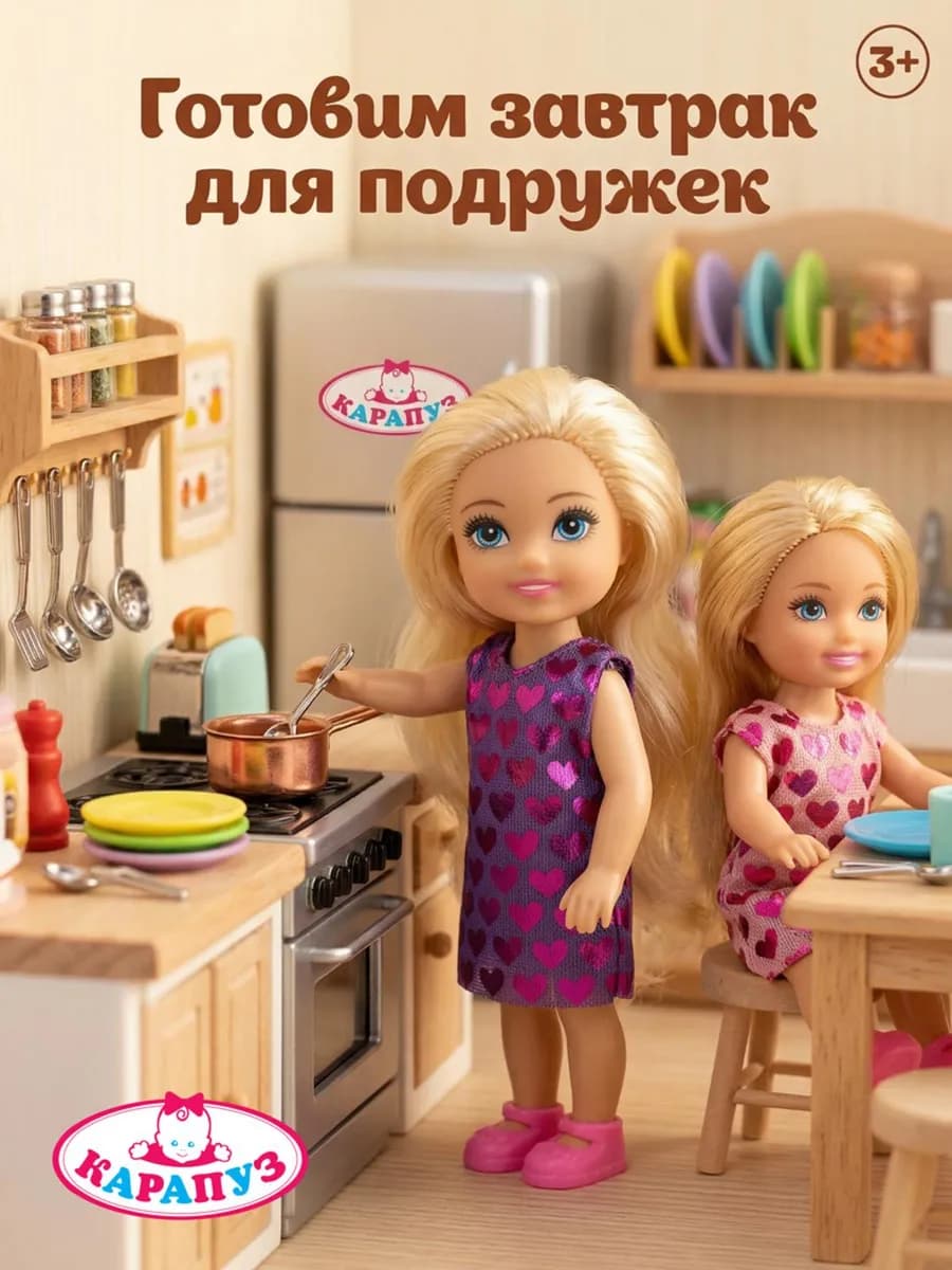 Кукла Аня игрушка в кукольный домик для девочек