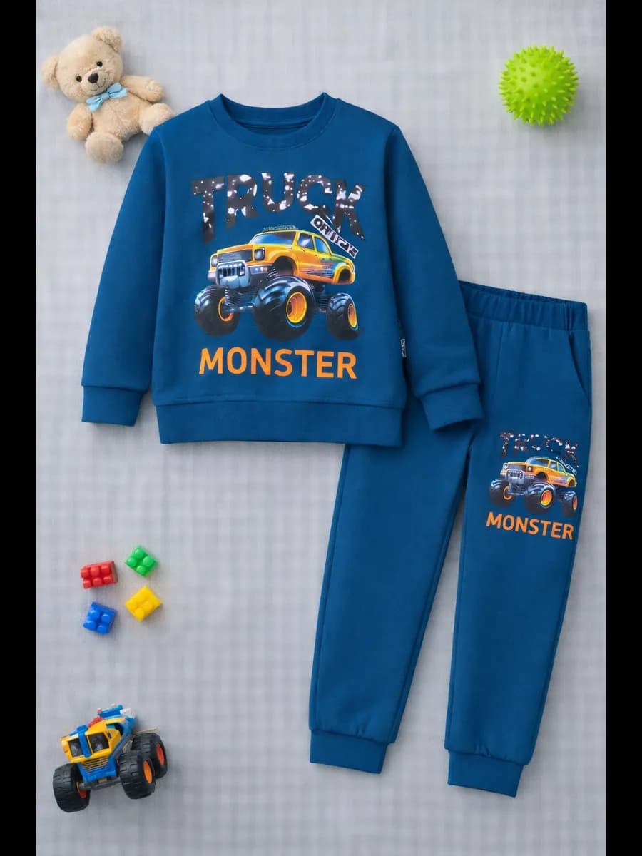 Костюм спортивный с принтом монстр трак