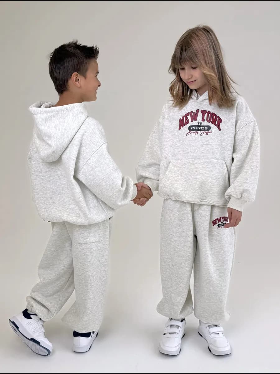 Теплый костюм детский флисовый