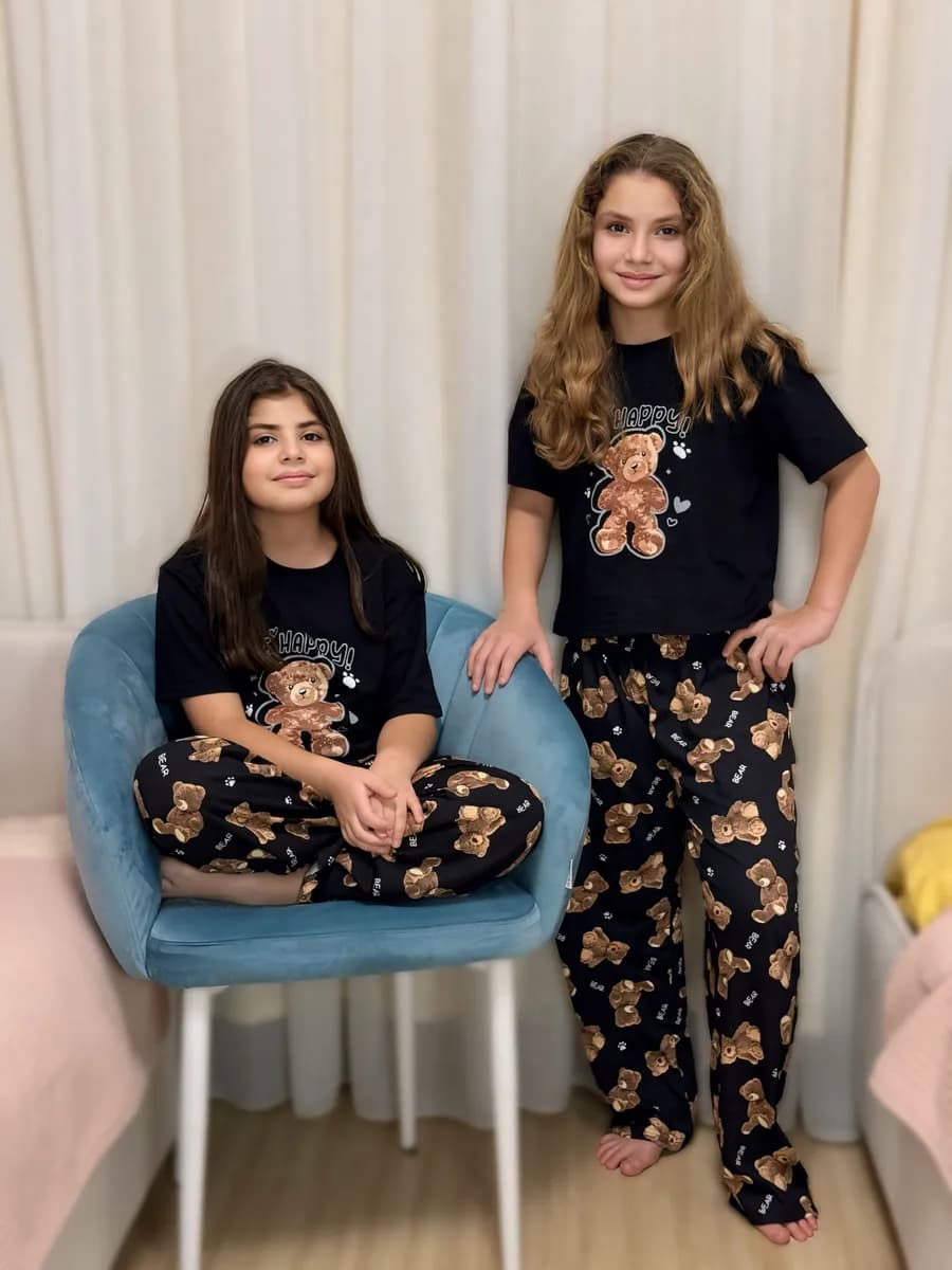 Пижама домашняя со штанами и футболкой