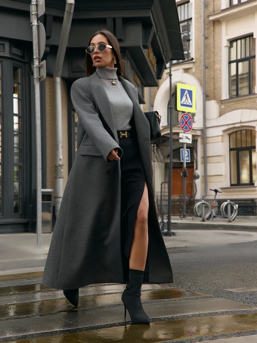 Шерстяное пальто осеннее owersice