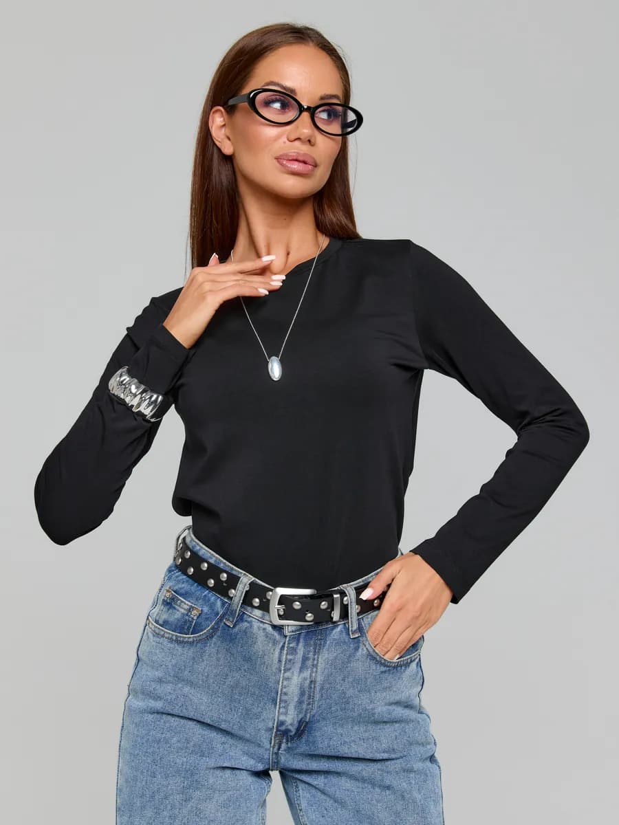 Лонгслив базовый