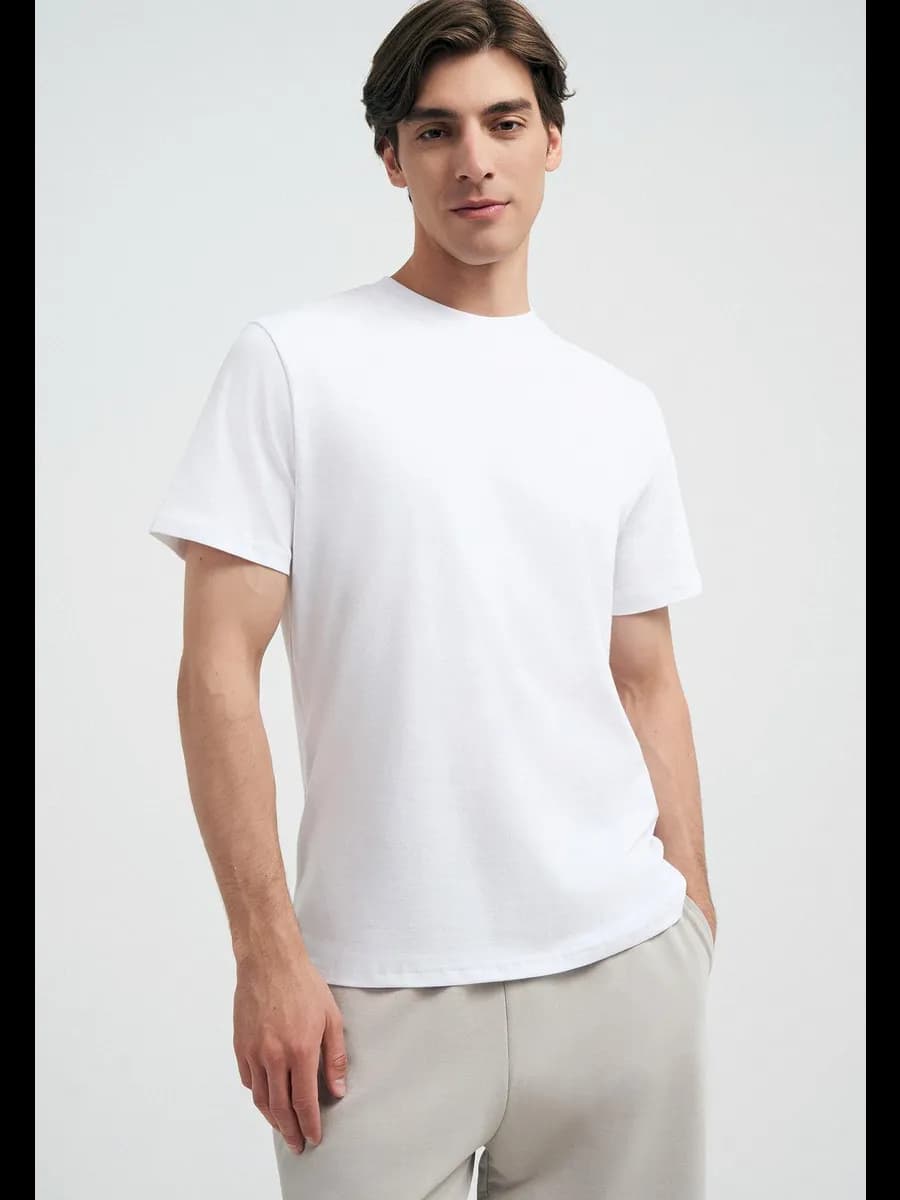 Плотная базовая классическая футболка