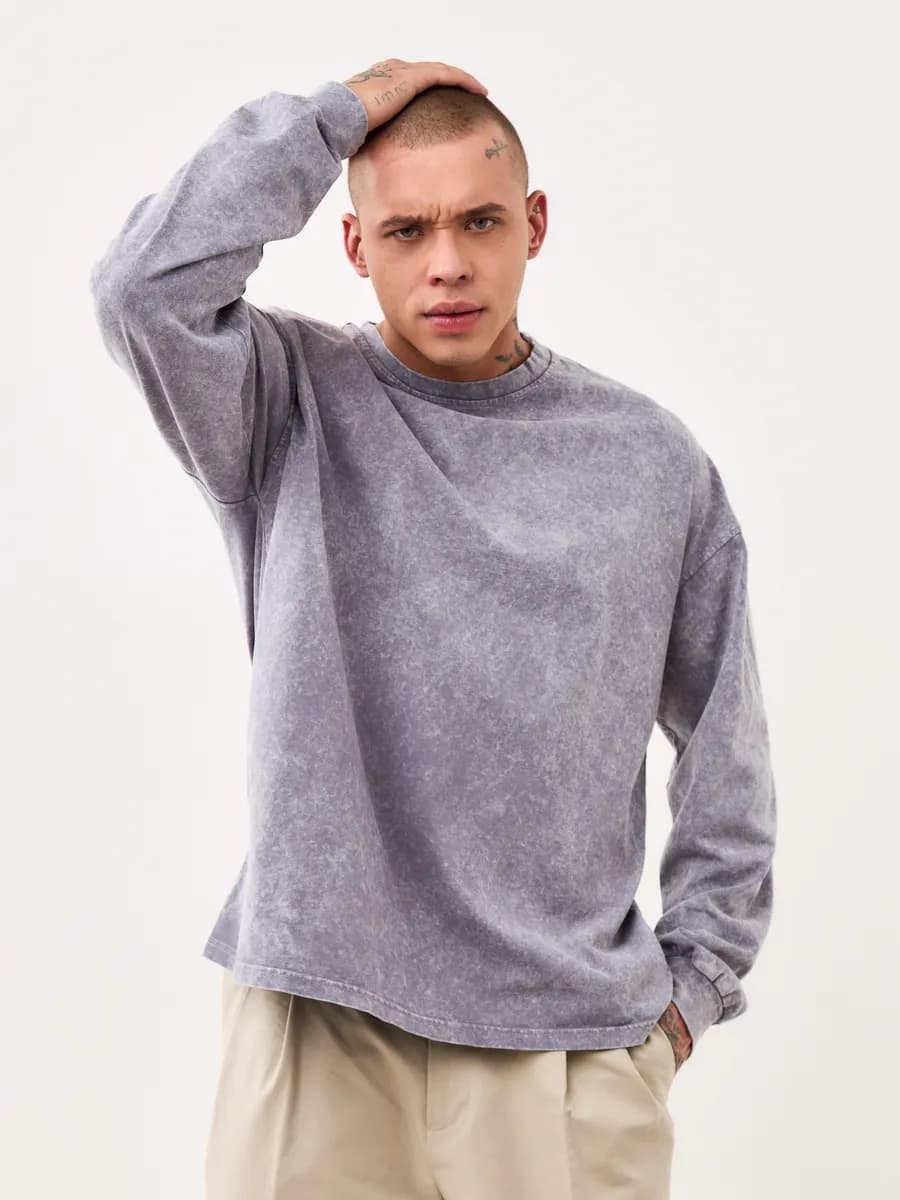 Лонгслив варенка оверсайз