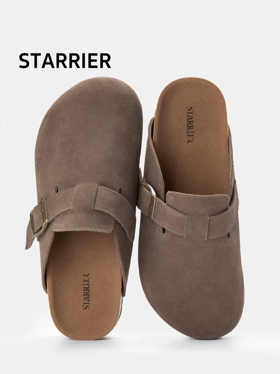 Мюли и натуральная замша закрытые биркенштоки