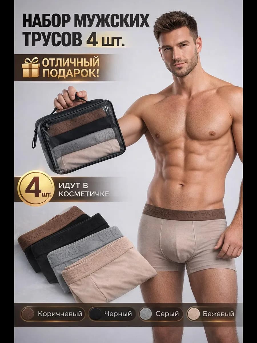 Трусы набор 4 штуки
