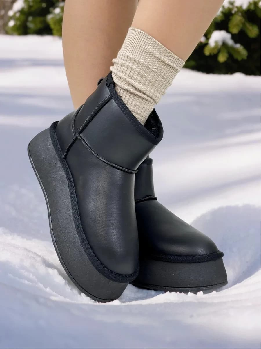 Угги зимние на платформе