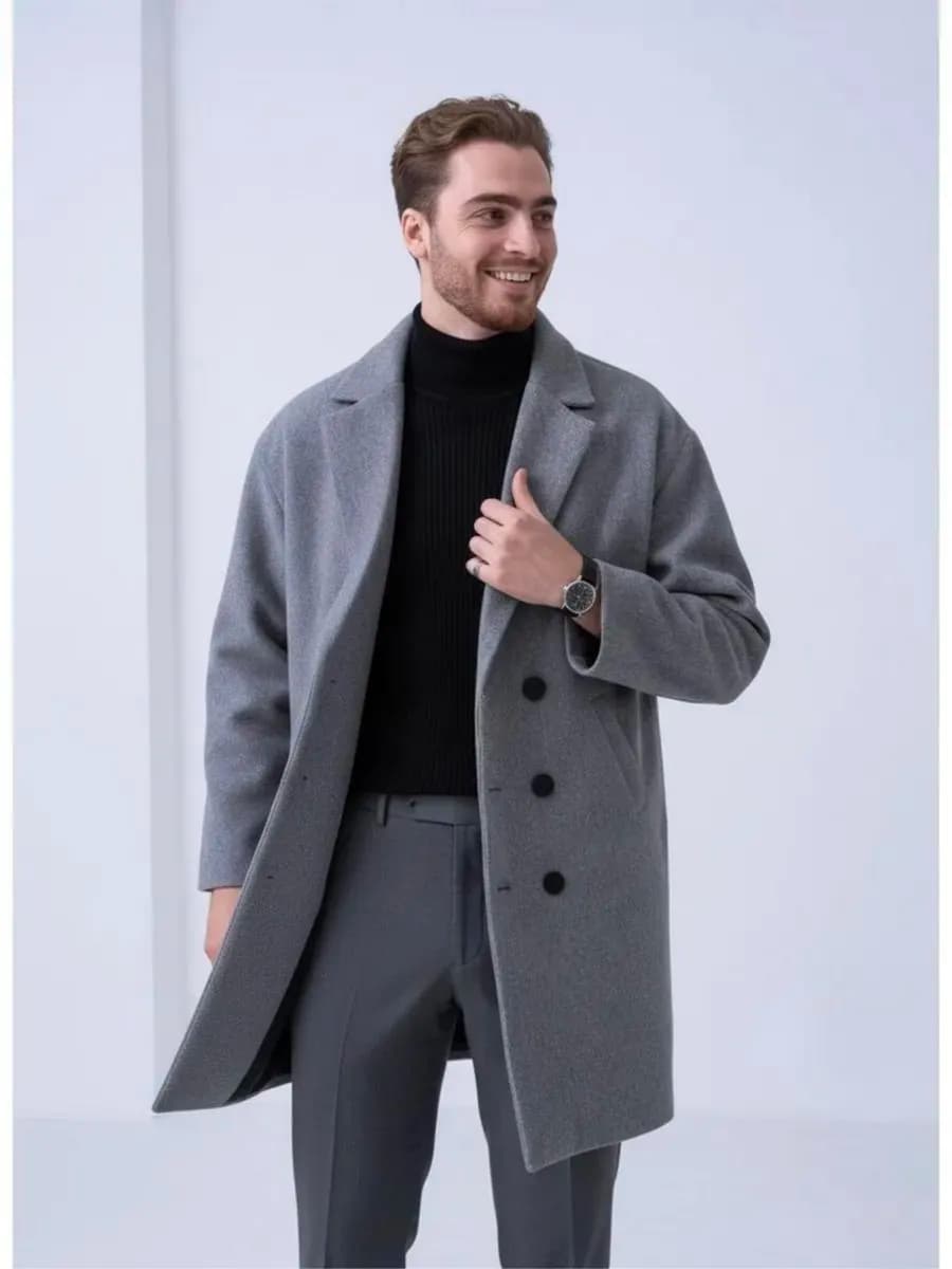 пальто мужское демисезонное