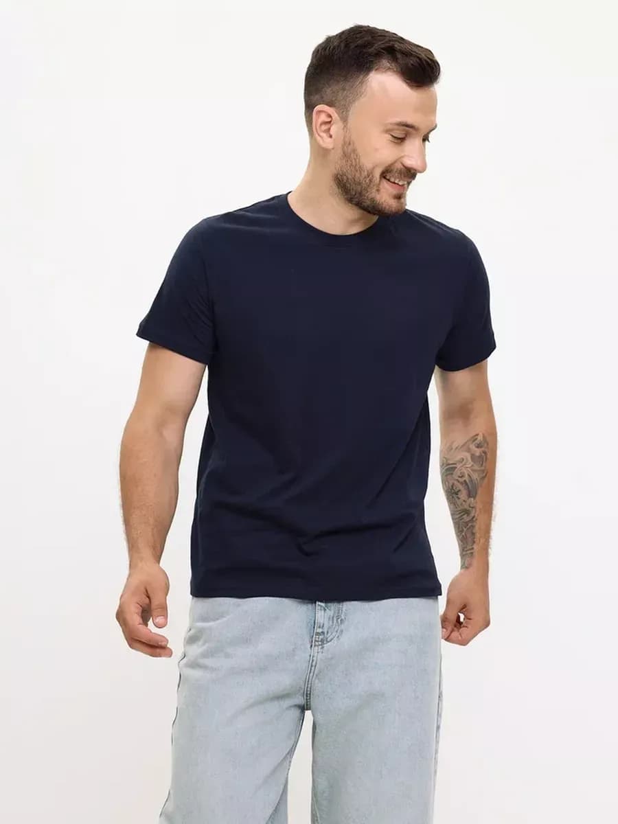 Футболка однотонная хлопок