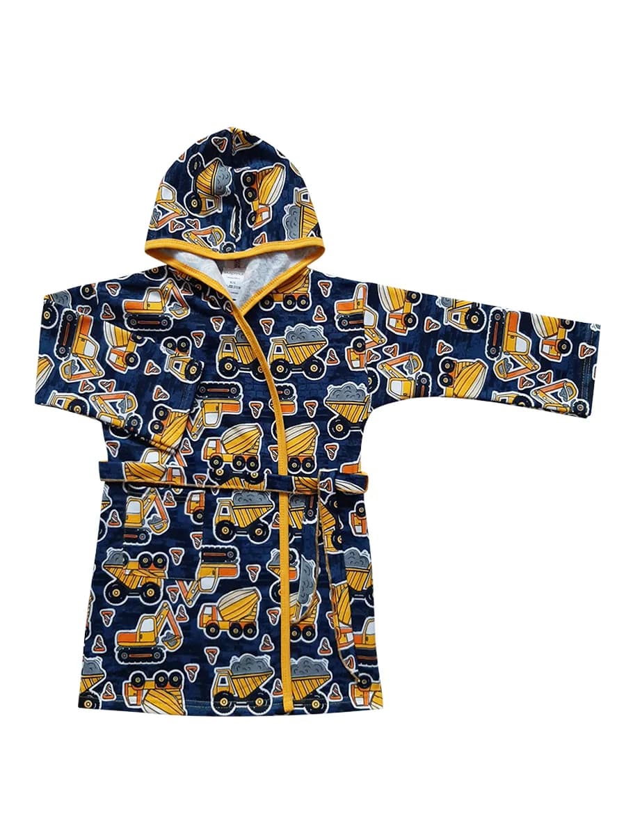 Халат домашний с капюшоном банный для бассейна