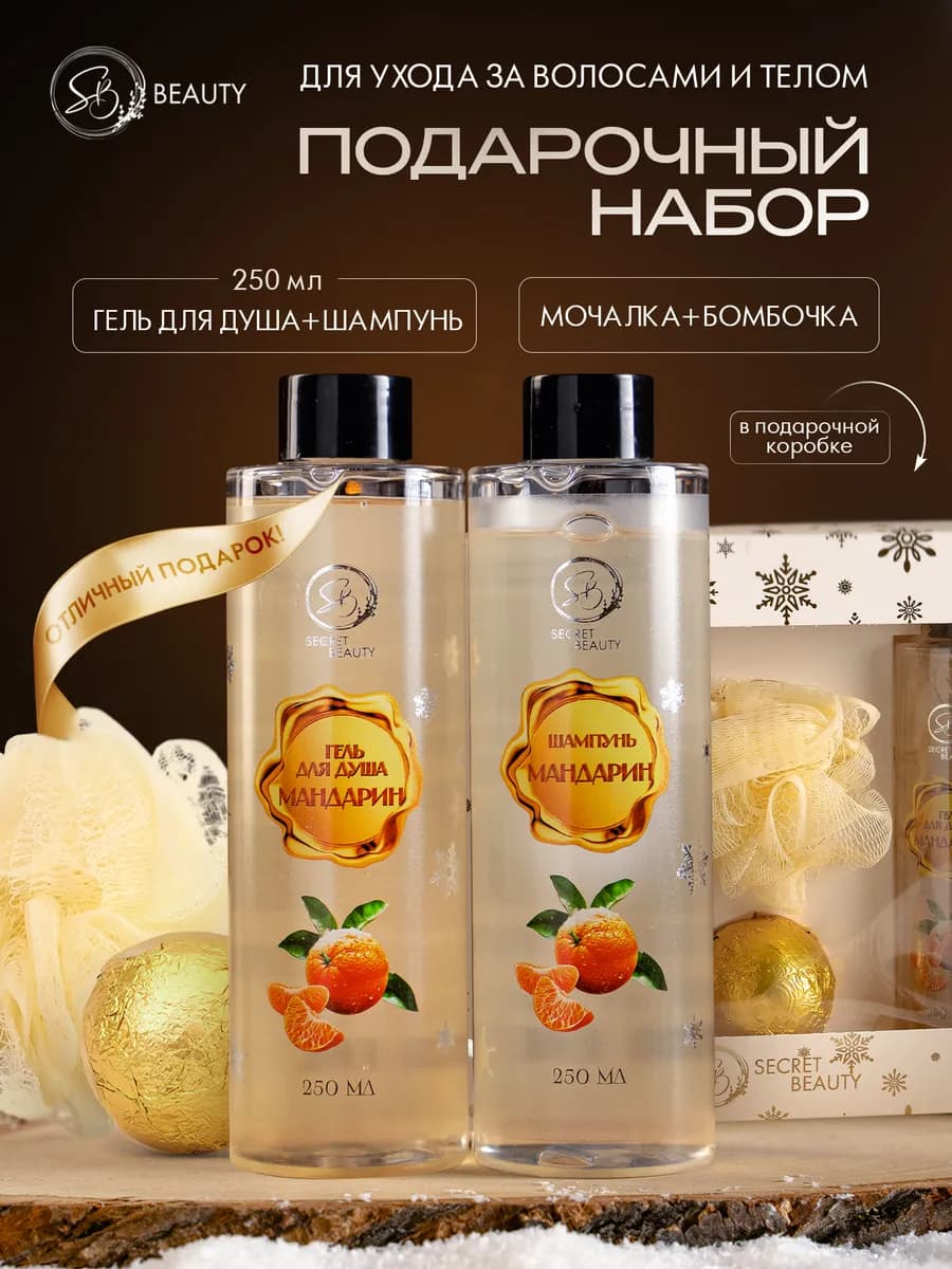 Новогодний подарочный набор уходовой косметики