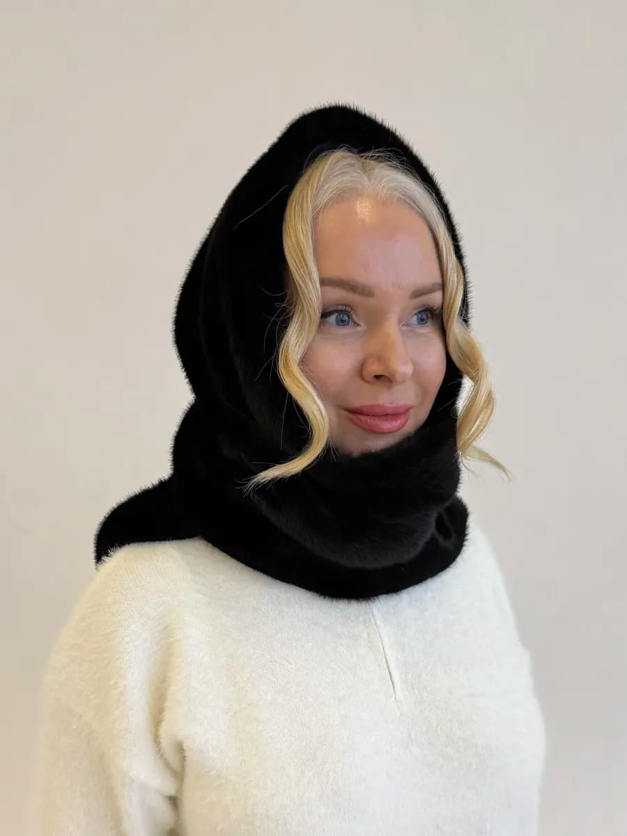 Платок теплый косынка эконорка на голову и шею