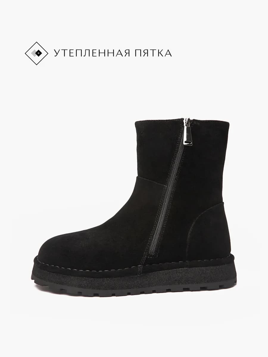 Ботинки женские зимние натуральная кожа велюр