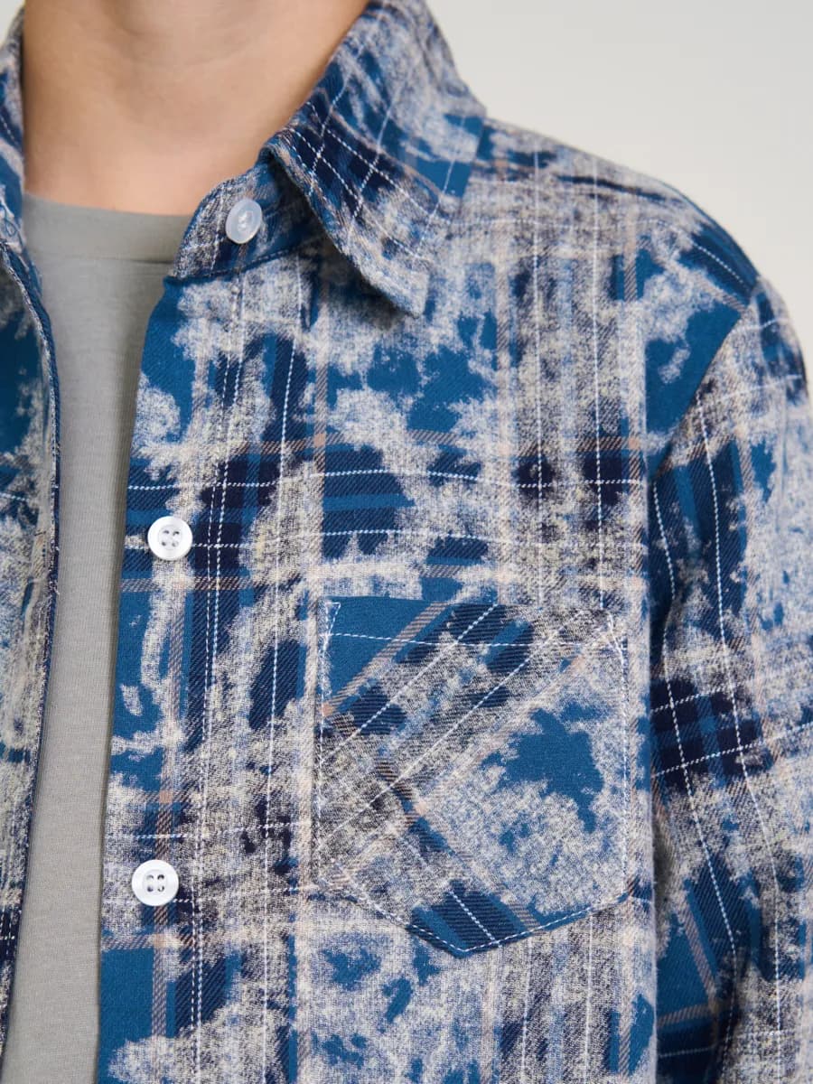 Рубашка в клетку варенка детская